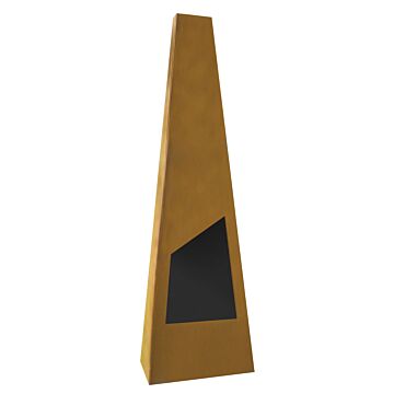 Poêle de terrasse Gardenmaxx Nevados corten XL