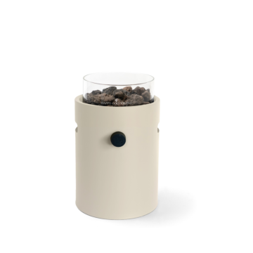 Cheminée de table Lumi Steel beige Happy Cocooning