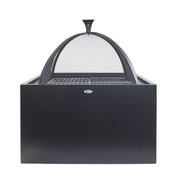 HEAT Brasero Panier 3 en 1 (Brasero + BBQ + Table d'appoint)