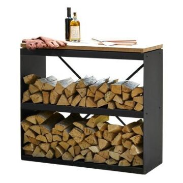 OFYR Wood storage Dressoir Black