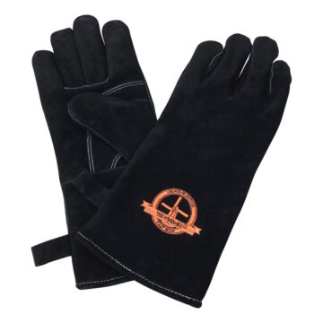 The Windmill Lot de 2 gants en cuir pour barbecue