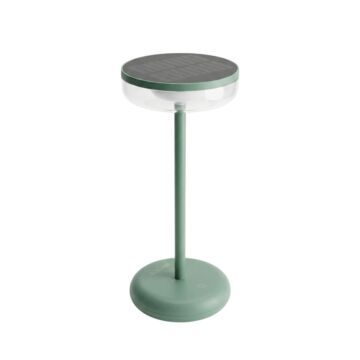 Lampe de table solaire ZOLUNA Bobbie couleur vert frais
