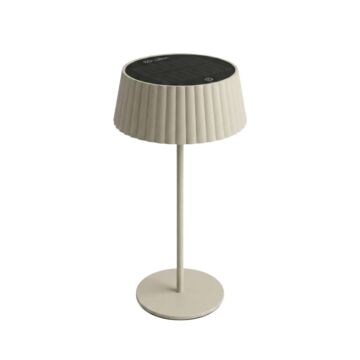 Lampe de table solaire Jyp sable ZOLUNA