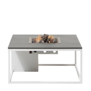 Cosi Fire Table Cosiloft 100 White/Grey Front