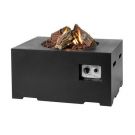 Table de feu Happy C. Rectangle Petit Noir