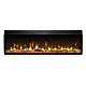 Dimplex Ignite Bold 74" avant vue du produit photo flammes rouge