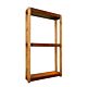 Rangement en bois Cremagliera corten (3 tailles) Quoco