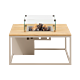Table brasero Cosiloft 100 sandy sable / teck Cosi