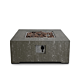 Table brasero Estate Square 88 travertin oscuro Happy Cocooning