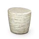 Table d'appoint Organic travertin Happy Cocooning