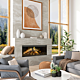 Kalfire E-one 130 Cheminée d'ambiance électrique Image de l’atmosphère

