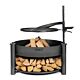 CookKing Bol à feu multifonctionnel Montana X avec grille de cuisson 60 cm