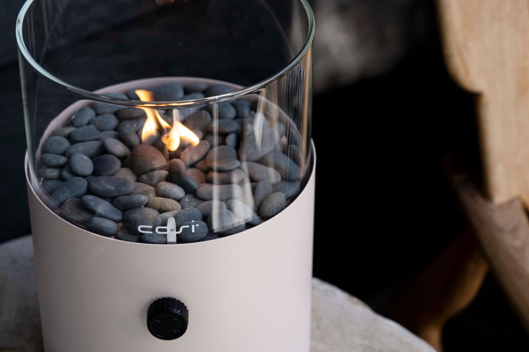 Lanterne à gaz Cosiscoop XL taupe