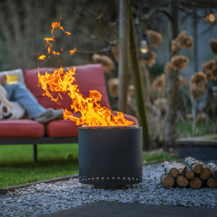 RedFire Volcano Cheminée à Pellets L