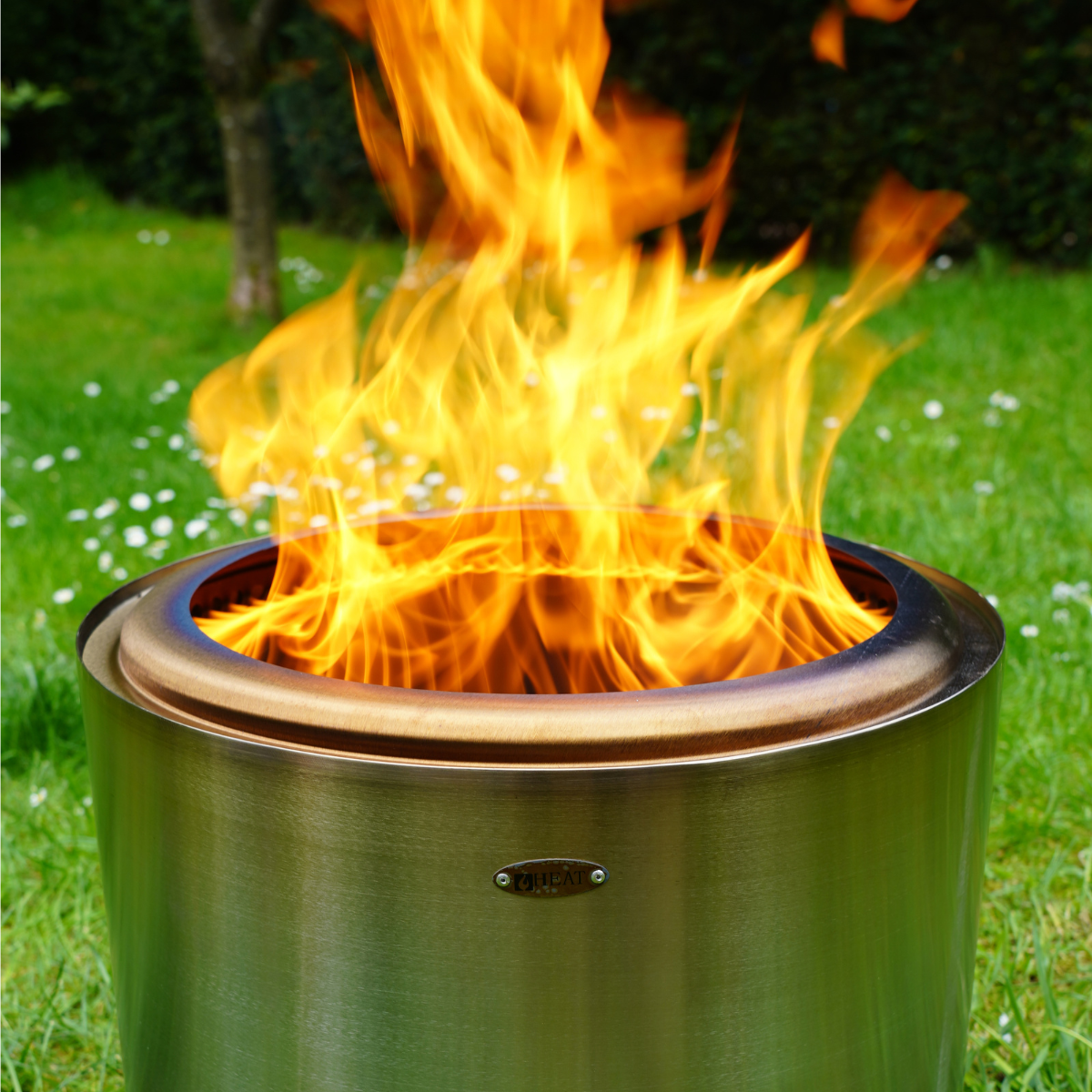 Brasero sans Fumée Rokfri Xlarge en Acier Inoxydable HEAT