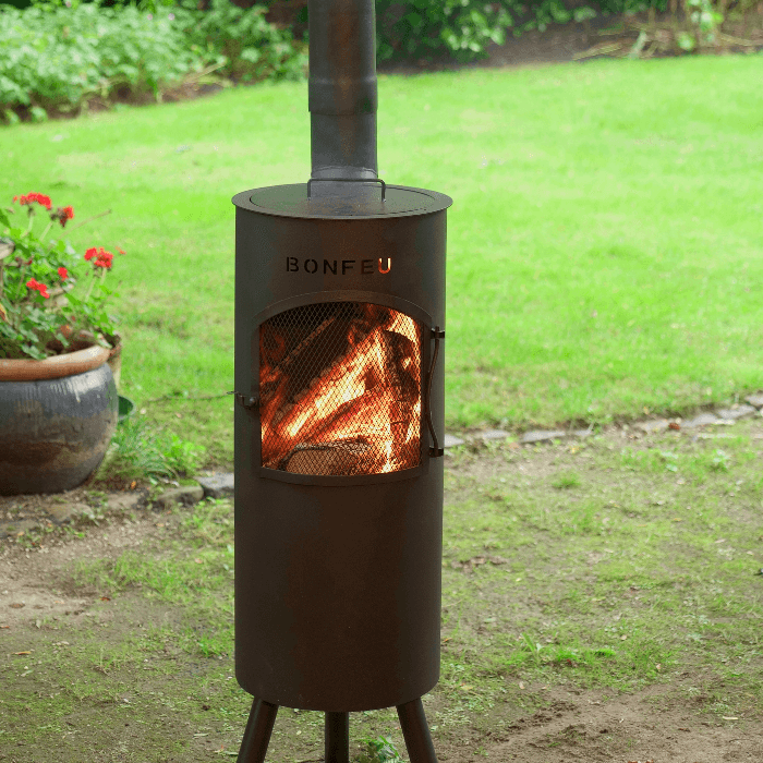 BonFeu BonGiano LP Cheminée Extérieur Noir
