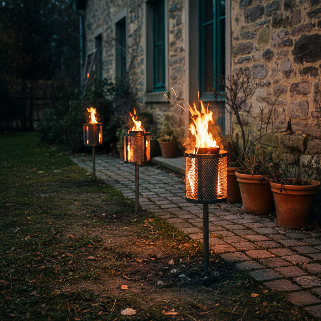 STOOQ Porte-Torche Suédois Highlandr Rond 