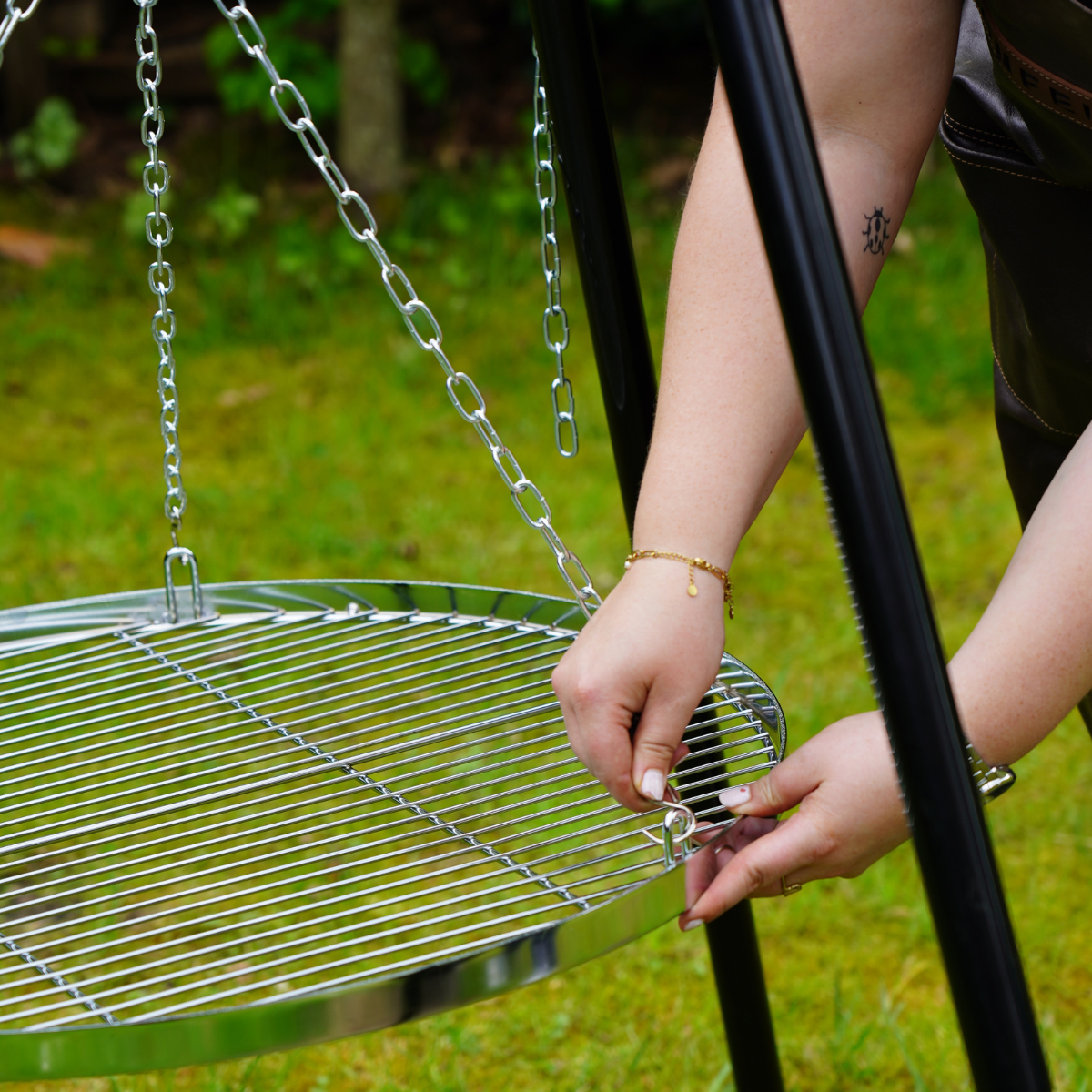 Trépied de cuisson avec grille Stativ HEAT