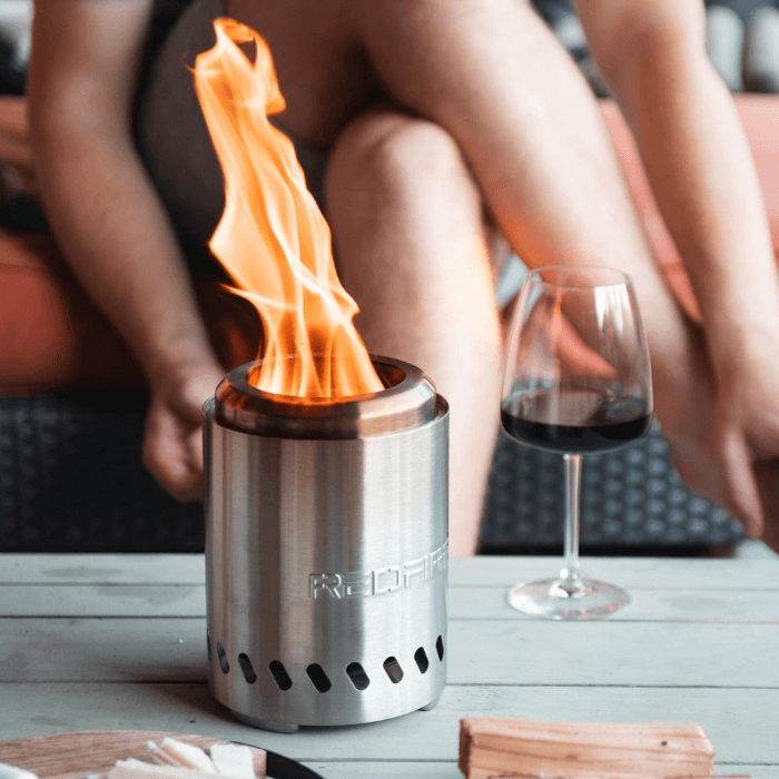 RedFire Volcano Pellet Cheminée de Table S