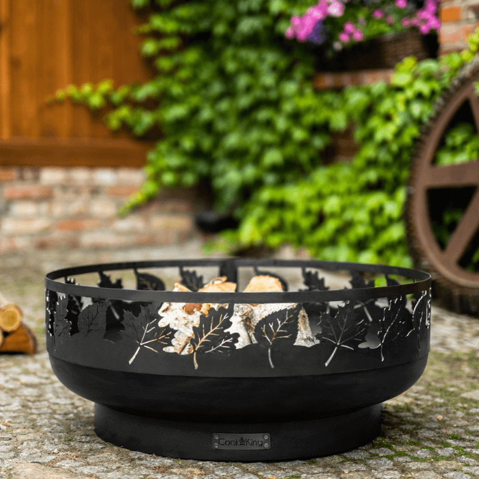 Brasero bol à feu Toronto 80 cm acier noir CookKing
