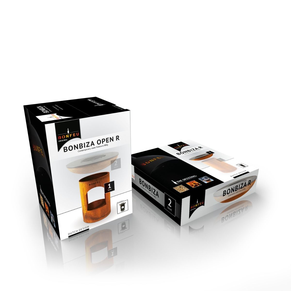 BonFeu BonBiza Acier Corten Ouvrir