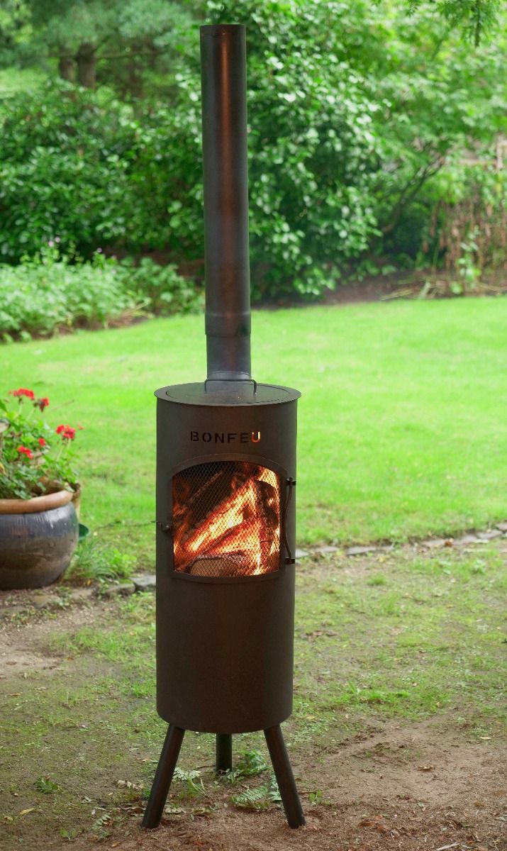 Cheminée de jardin BonFeu BonGiano LP noir