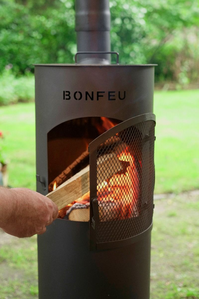 Cheminée de jardin BonFeu BonGiano LP noir