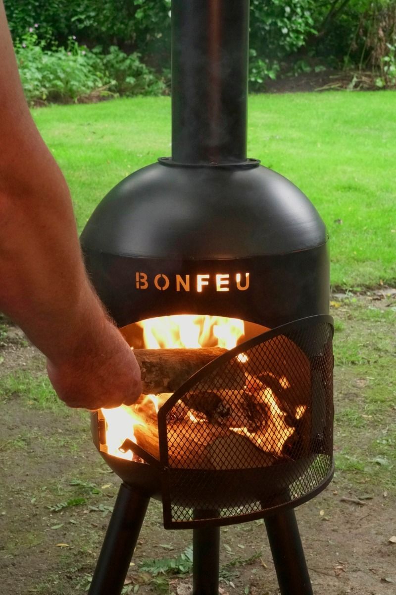 Cheminée de jardin Bonfeu BonSolo noire