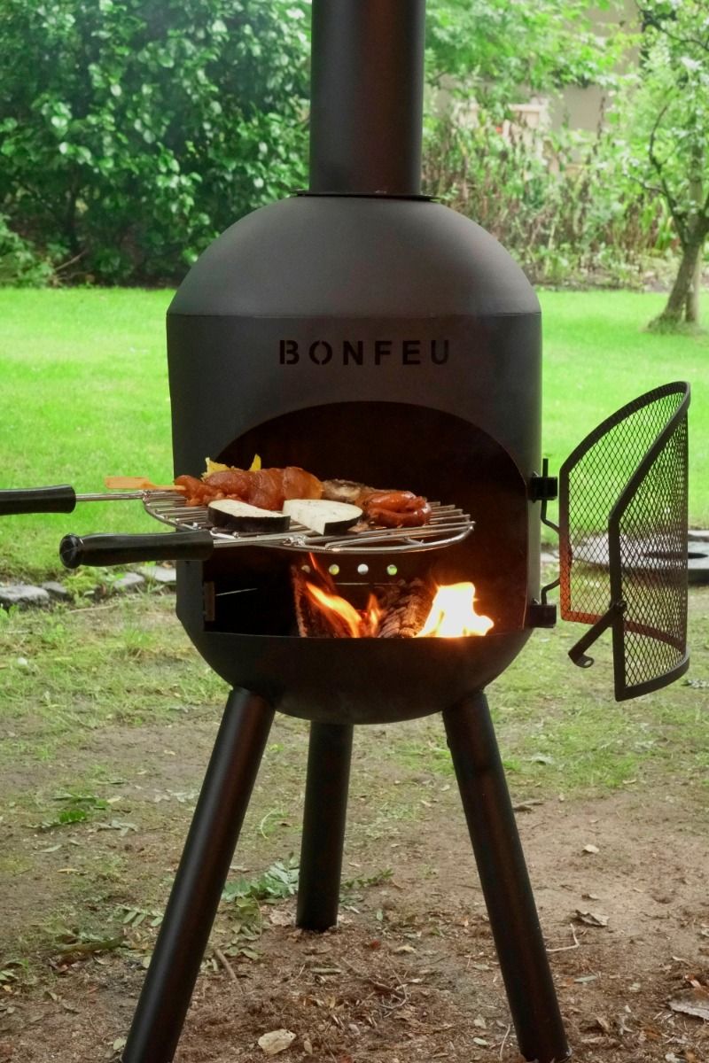 Cheminée de jardin Bonfeu BonSolo noire