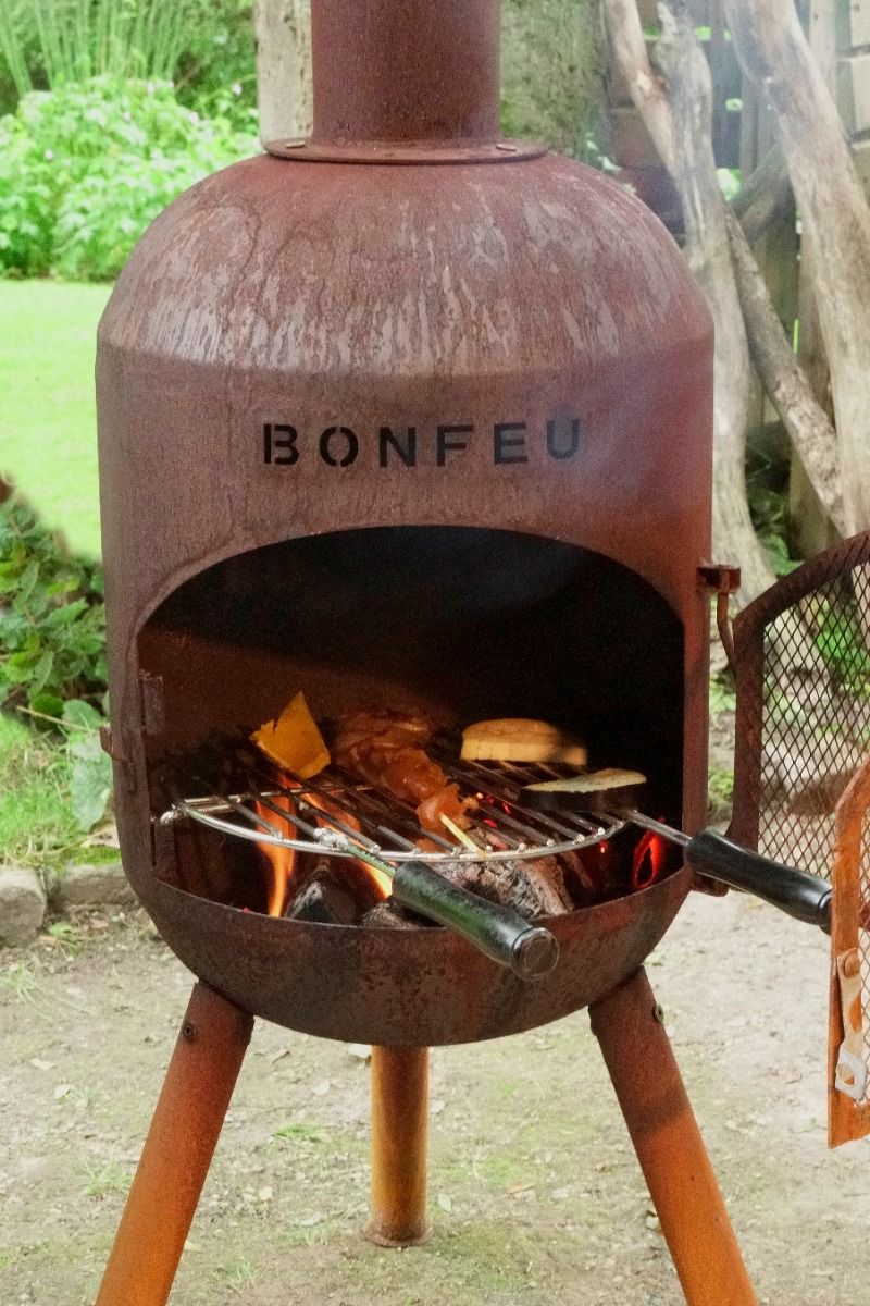 Cheminée de jardin BonFeu BonSolo Rouille