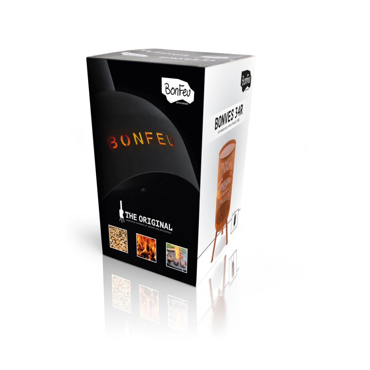 BonFeu BonVes 34 Rouille brasero panier