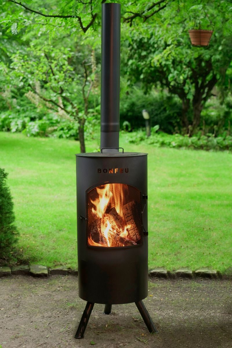 Cheminée de jardin BonFeu Bontino LP Noir