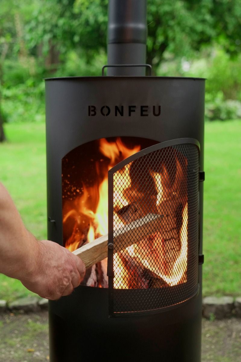 Cheminée de jardin BonFeu Bontino LP Noir