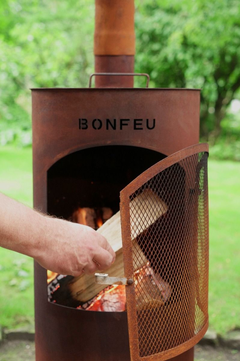 Cheminée de jardin BonFeu BonTino LP Corten