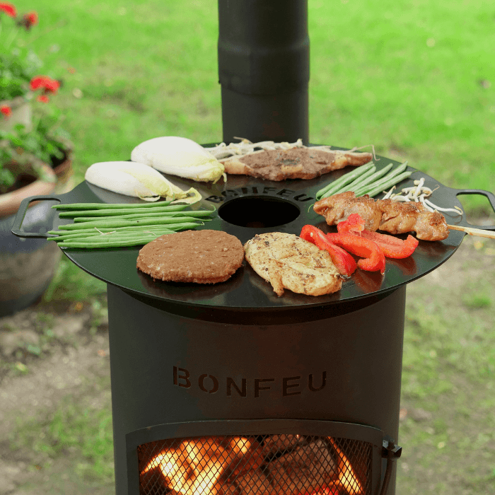 BonFeu BonGiano LP Cheminée Extérieur Noir