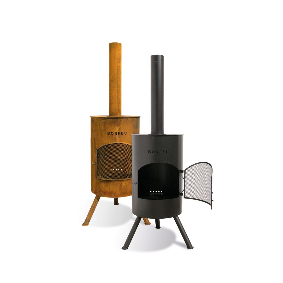 Cheminée de jardin BonTon 40 noire BonFeu