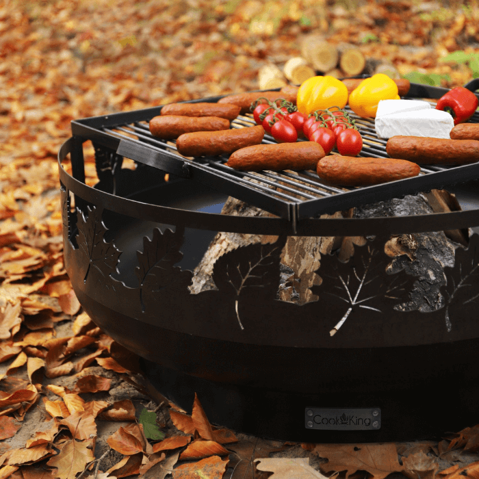 Brasero bol à feu Toronto 80 cm acier noir CookKing