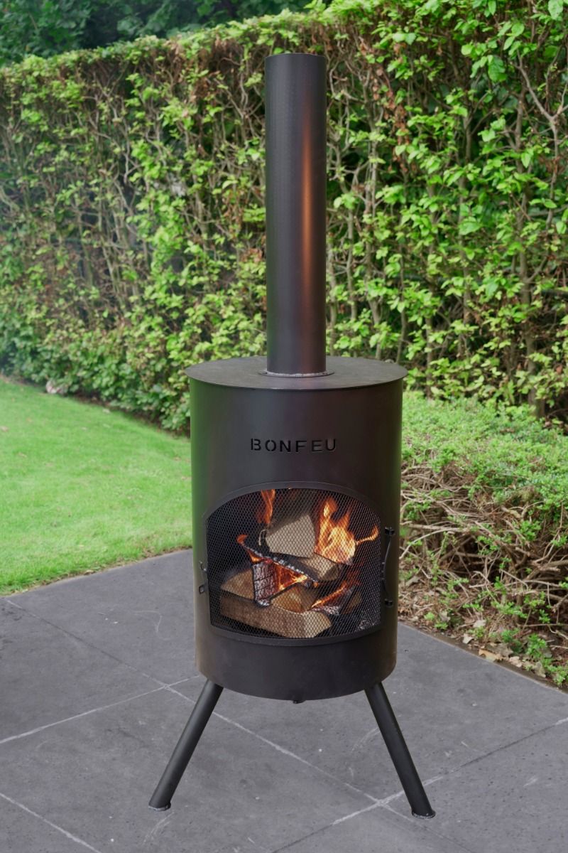 Cheminée de jardin BonFeu BonTon 50 noir