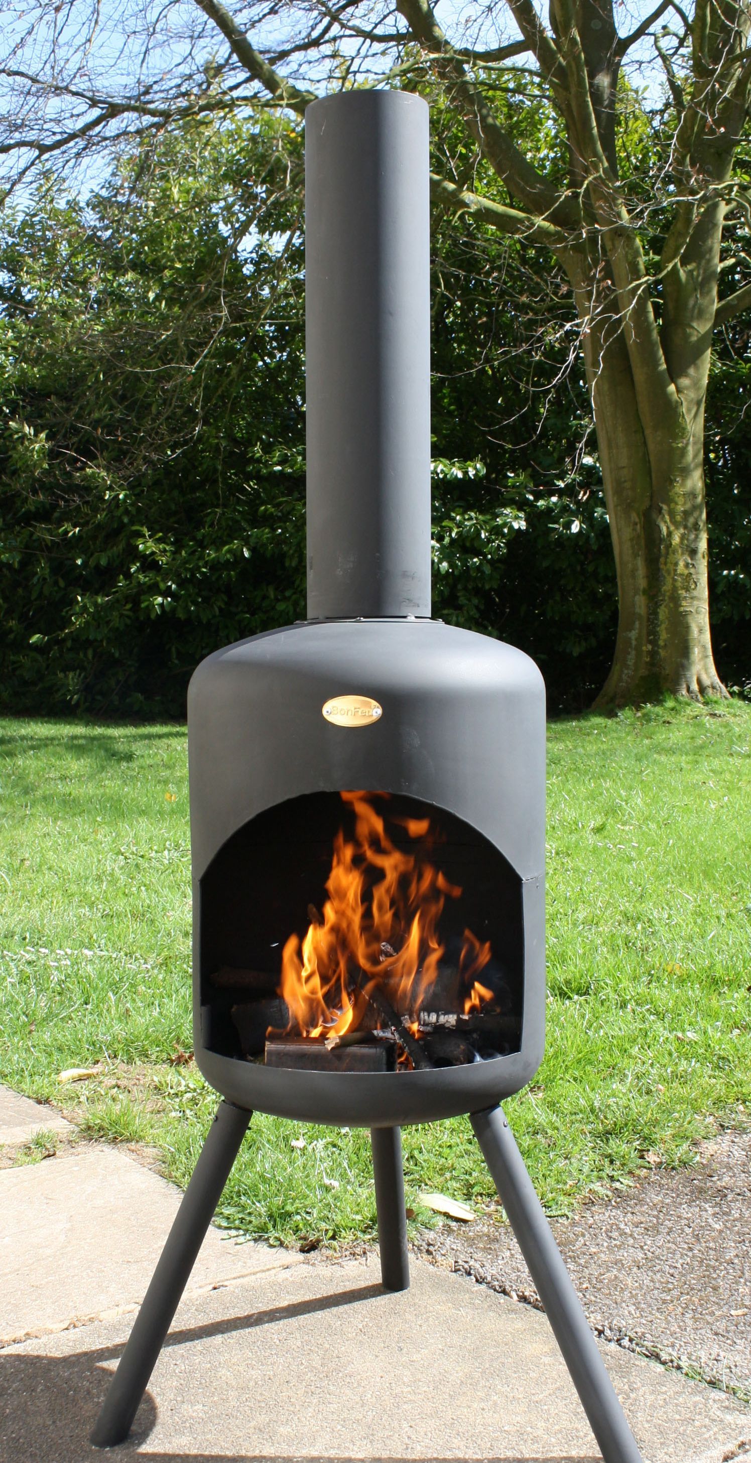 Cheminée de jardin BonFeu BonBini Noir