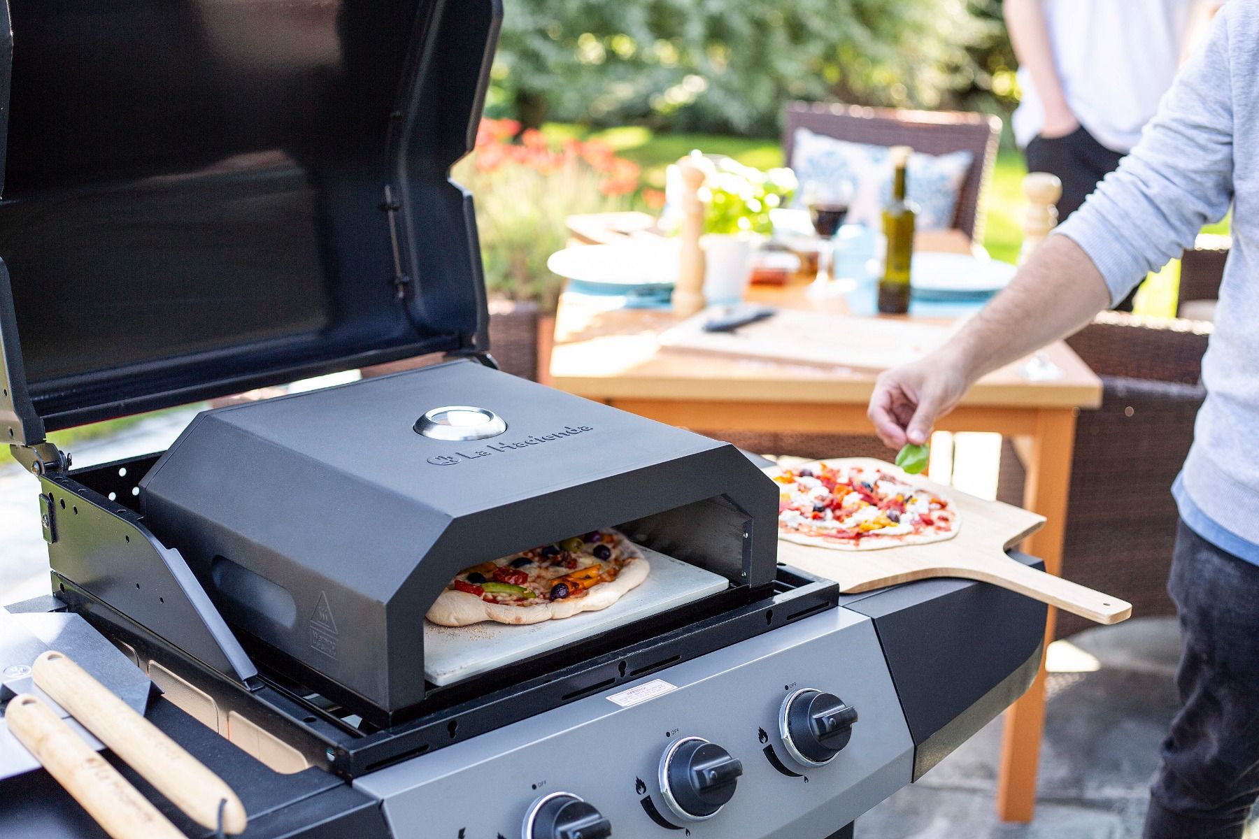 La Hacienda Firebox BBQ Four à Pizza (Noir)