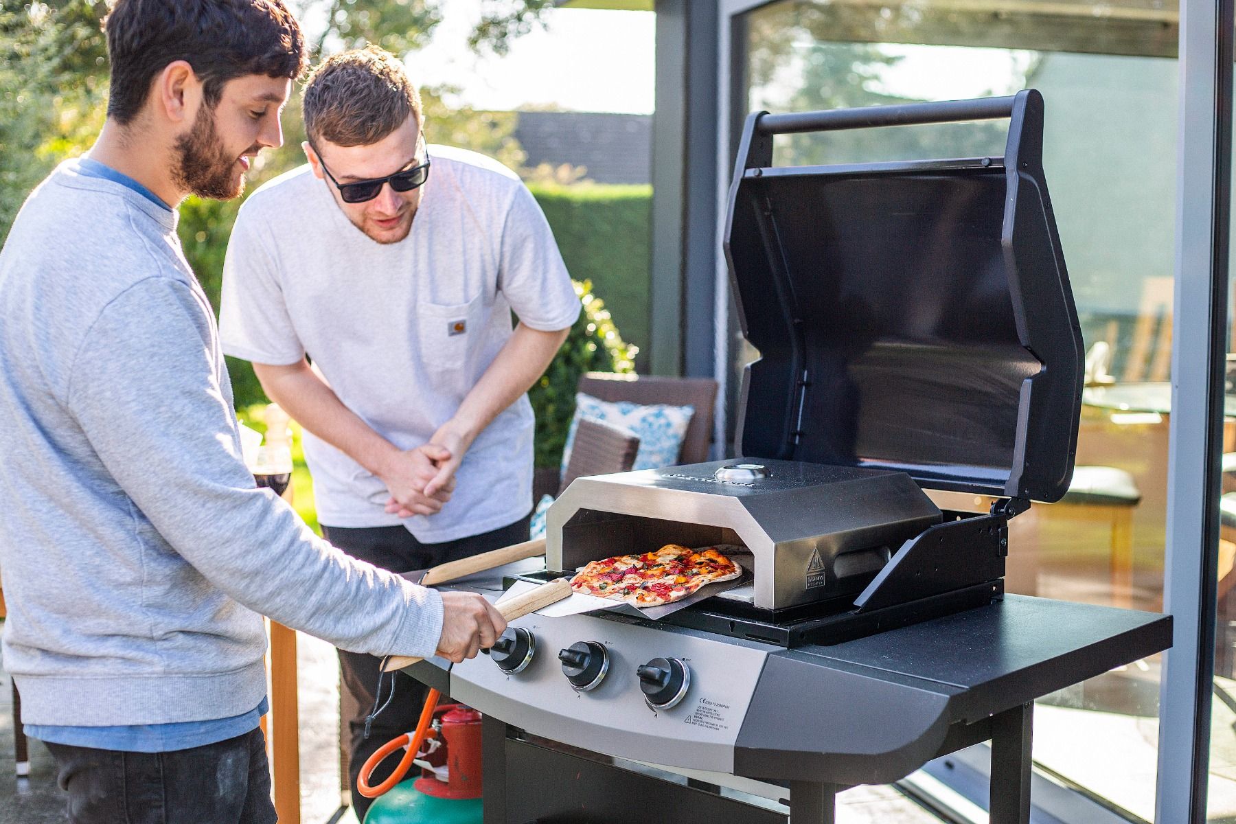 Four à pizza La Hacienda Firebox BBQ (acier inoxydable)