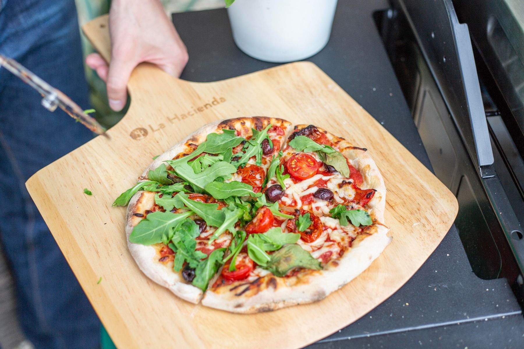 Planche de service La Hacienda Pizza