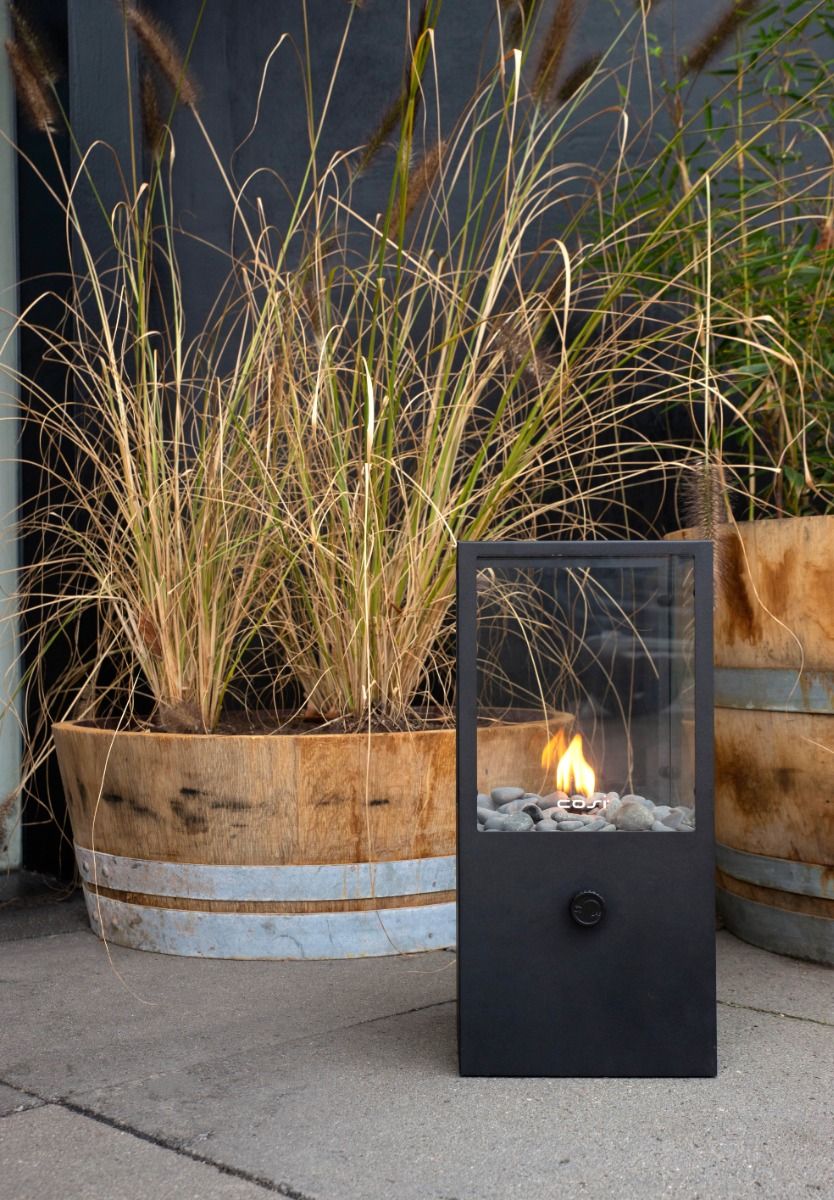 Cosiscoop Dome lanterne à gaz noire