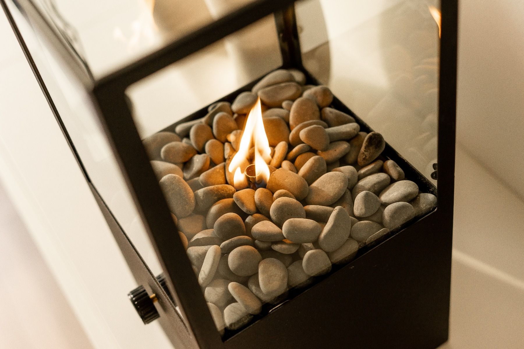 Cosiscoop Dome lanterne à gaz noire