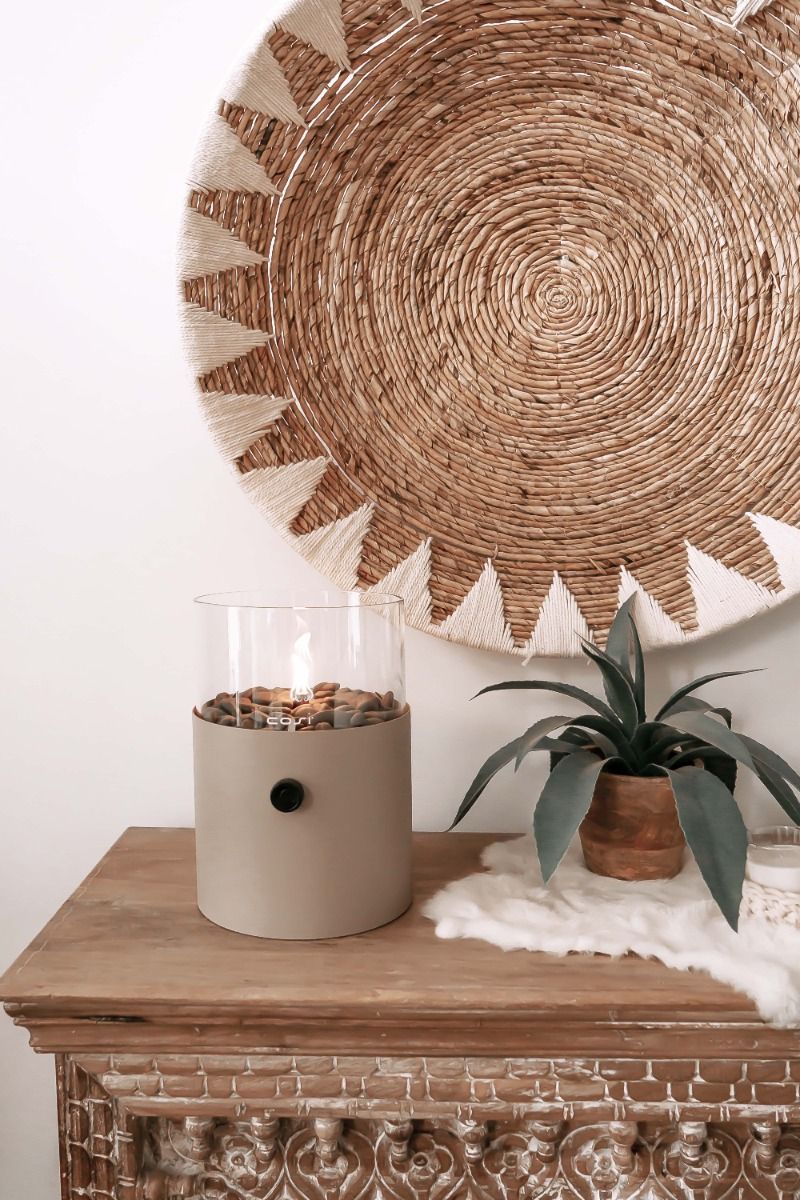 Lanterne à gaz Cosiscoop XL taupe