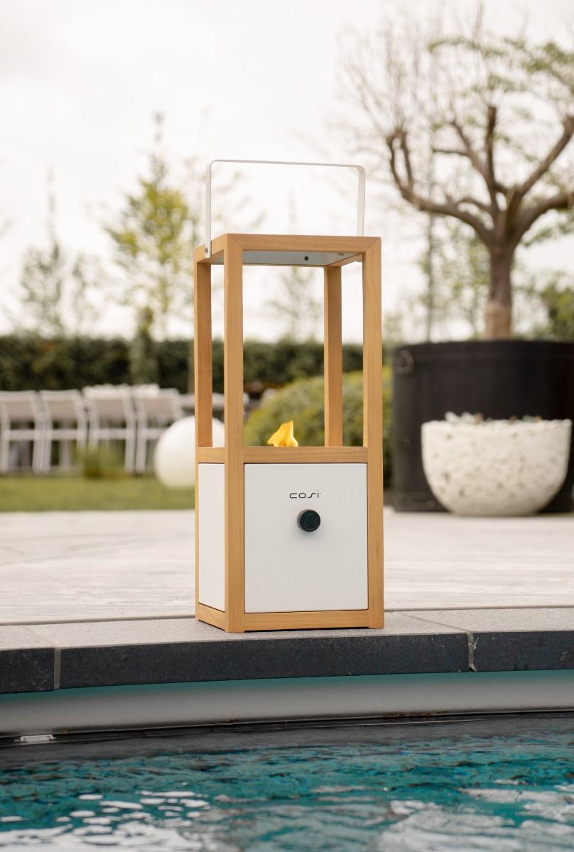 Cosiscoop Urban lanterne à gaz blanche