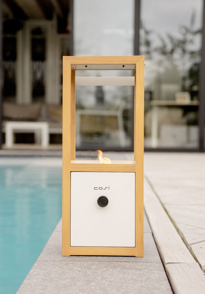 Cosiscoop Urban lanterne à gaz blanche