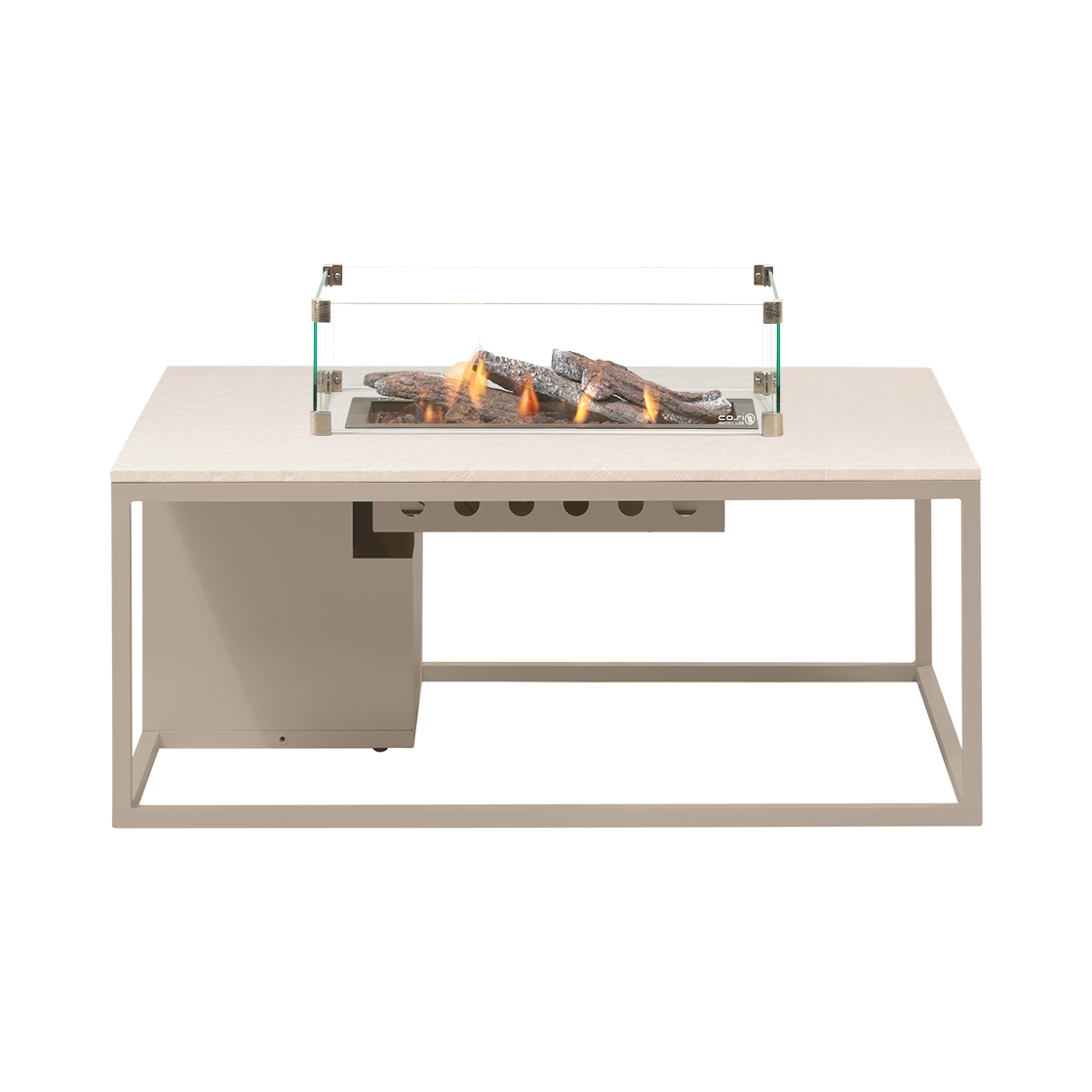 Cosi Table à feu Cosiloft 120 Sandy Beige / Stone