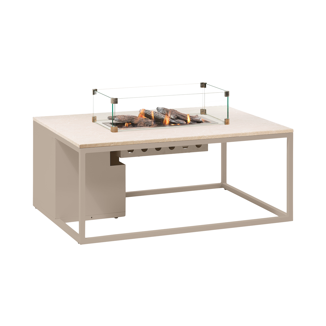 Cosi Table à feu Cosiloft 120 Sandy Beige / Stone