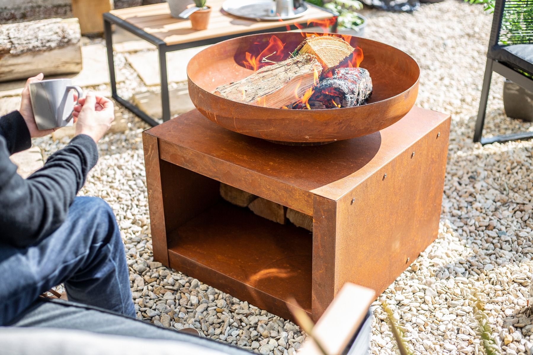 La Hacienda Kuda Medium Bol à feu
